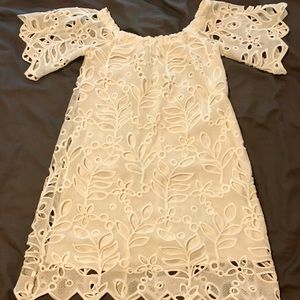 Nordstrom Off Shoulder Eyelet Dress